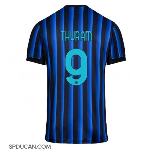 Muški Nogometni Dres Inter Milan Marcus Thuram #9 Domaci 2025-26 Kratak Rukav Muški Nogometni Dres Inter Milan Marcus Thuram #9 Domaci 2025-26 Kratak Rukav